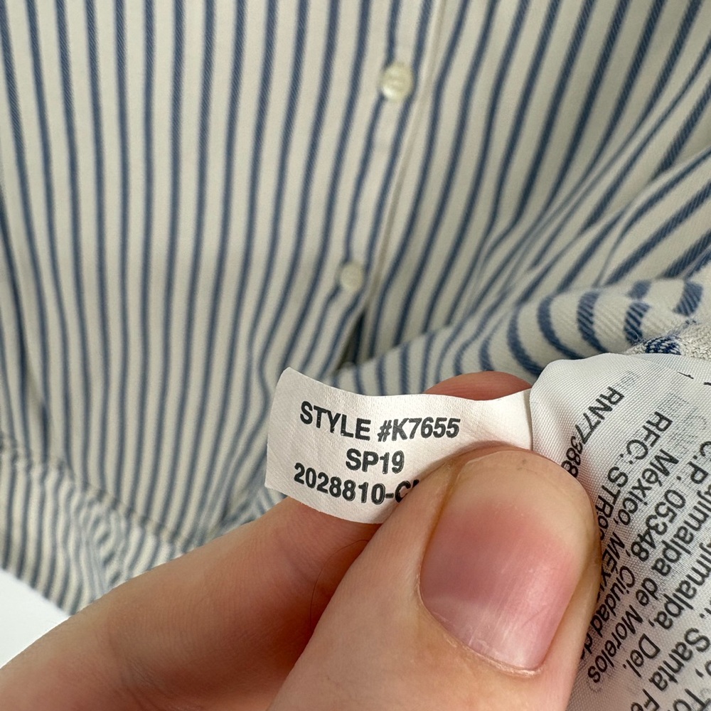Madewell Central Shirt in Dalton Blue and White Stripe - Picture 9 of 10